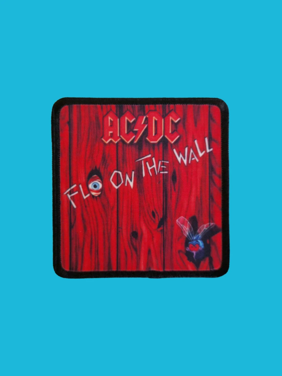 Patch AC/DC - Fly on the Wall - Imprimé - Carré de 7,5 x 7,5 centimètres